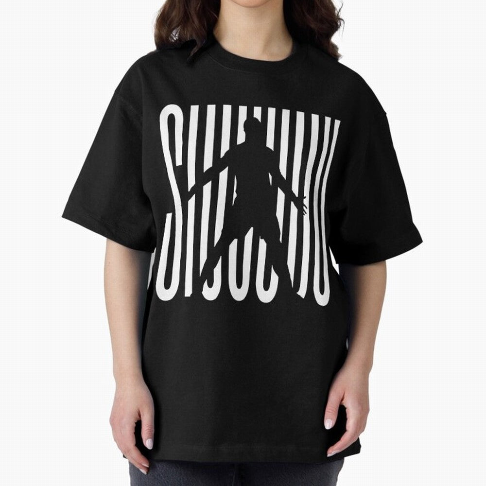 Siuuu CR7, cristiano ronaldo funny Oversized T-Shirt Celebrate Unforgettable Nights in Global Football Passion for FIFA World Cup 2026 Group Stage, Inspired by Neymar, England and Germany, Sports Nostalgia, International Competition, Famous Players