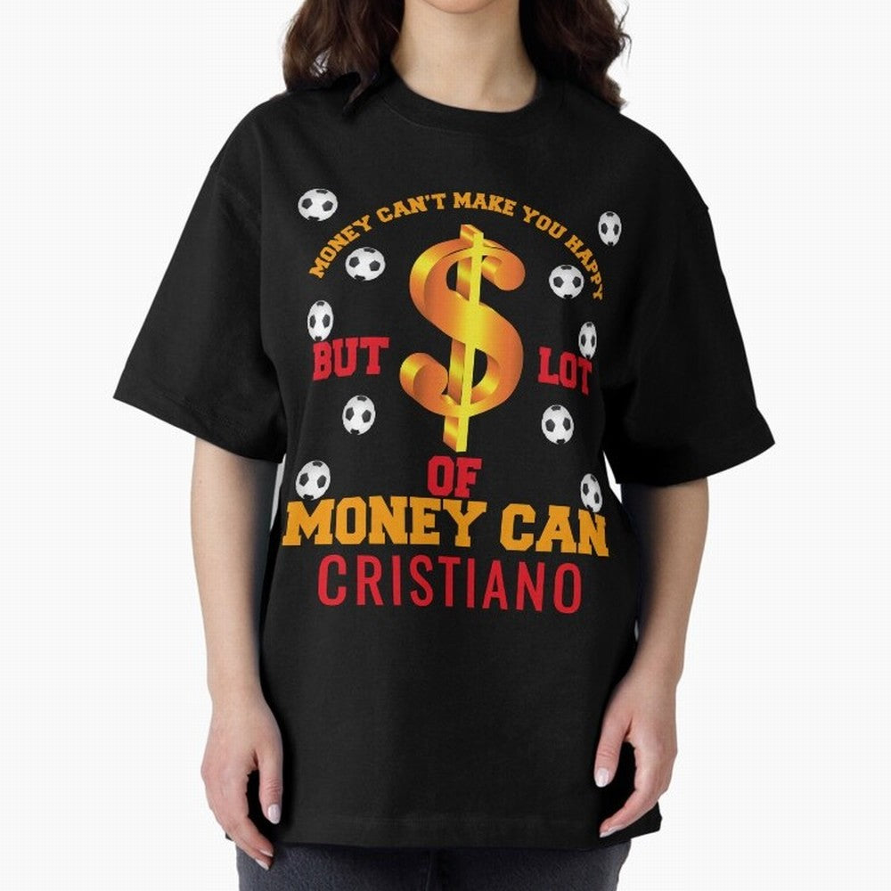 Cristiano Ronaldo al nassr Oversized T-Shirt Live the Energy of FIFA World Cup 2026 Spirit, Celebrating Brazil, Portugal and Argentina, Neymar, Global Supporter Spirit, Legendary Goals, National Colors and Tournament Celebration; Made for Die Hard