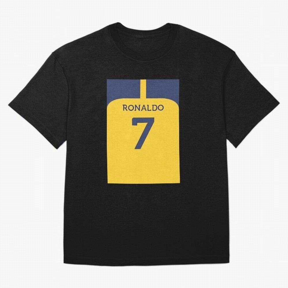 Cristiano Ronaldo Al Nassr Oversized T-Shirt Support FIFA World Cup 2026 for Fans of Cristiano Ronaldo, Haaland and CR7 and Portugal, Bringing Football Passion, Legendary Performances, Festival Vibes and Supporter Community; Perfect for People Who