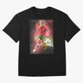 Cristiano Ronaldo Oversized T-Shirt Celebrate the Stars of Global Football Passion for FIFA World Cup 2026, Made for Neymar, Haaland and Cristiano Ronaldo, France, Worldwide Fan Energy, Dramatic Goals, Stadium Lights and Championship Celebrations;