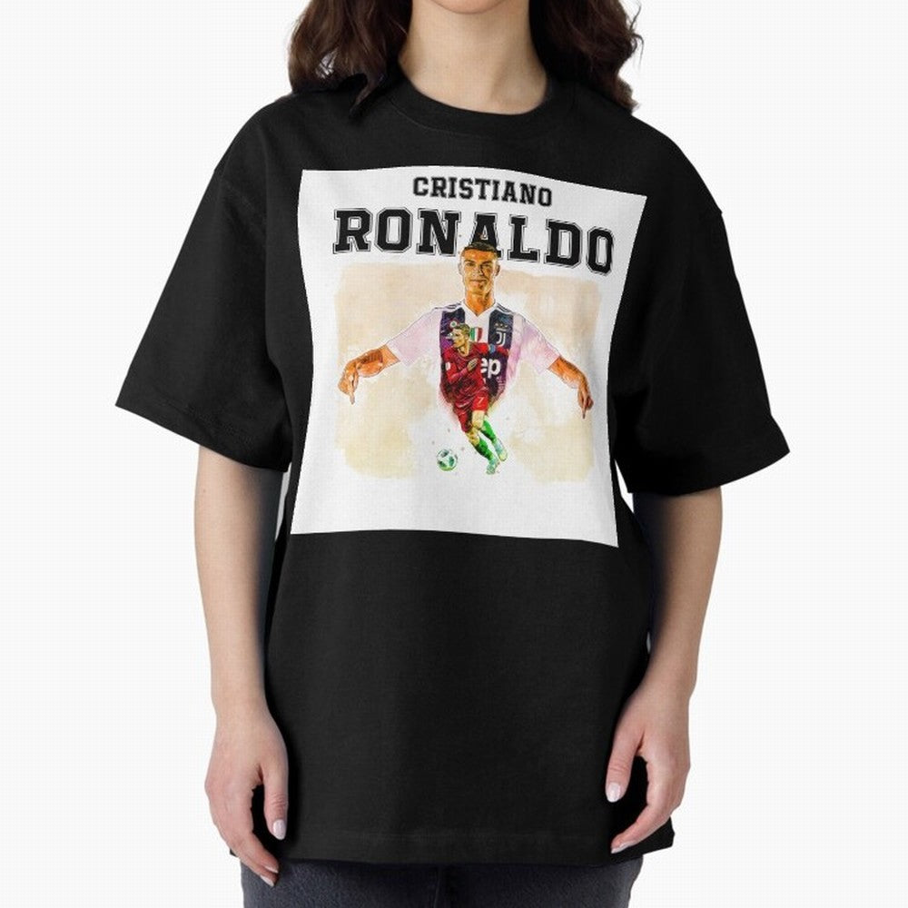 Cristiano Ronaldo 7 Oversized T-Shirt Refresh FIFA World Cup 2026 Filled with Mbappe and Neymar, England, France and Netherlands Energy, Stadium Memories, Football Loyalty, International Chants and Championship Tradition; Ideal for Passionate Fans