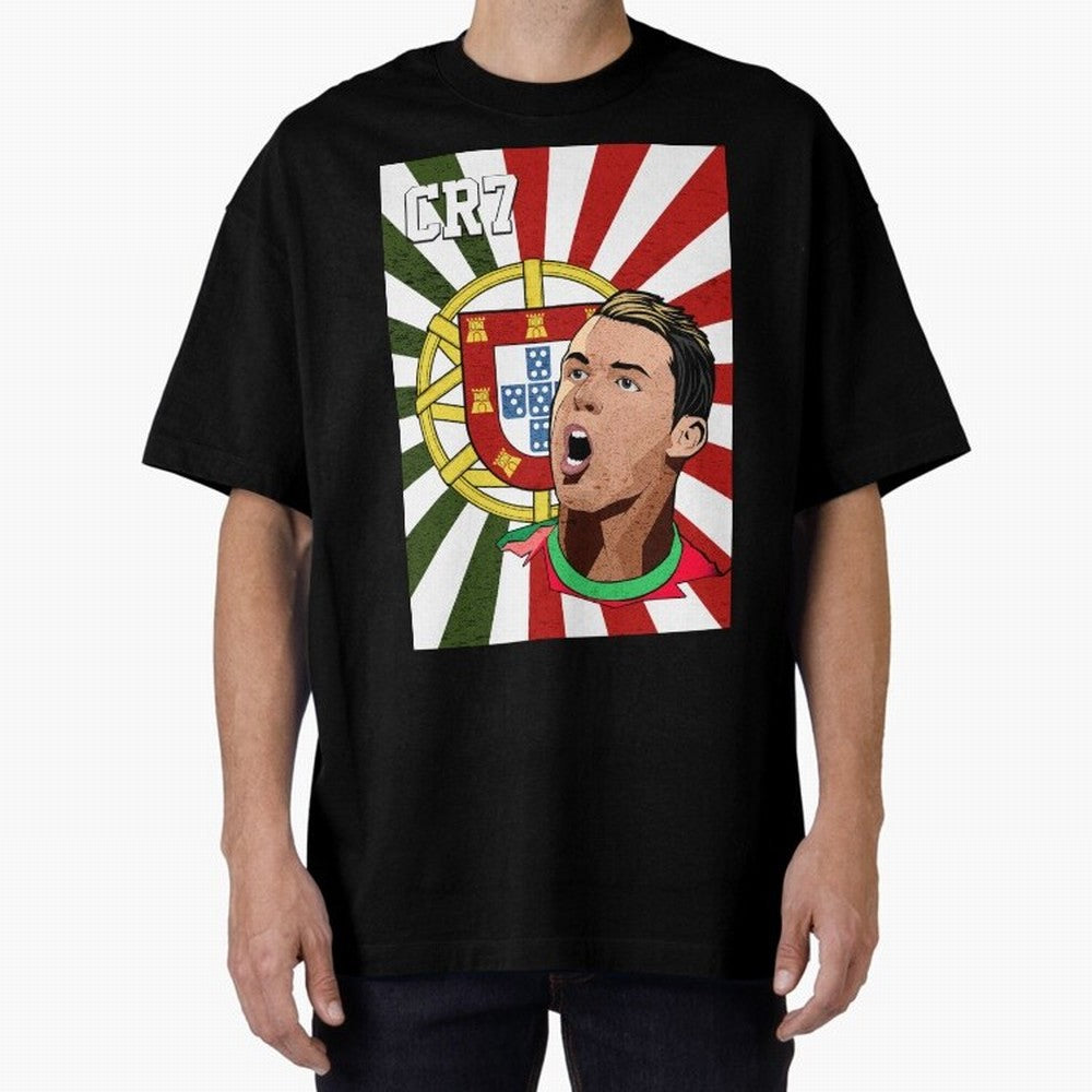 Cristiano Ronaldo 7 Oversized T-Shirt Make the Season About Match Day Hype around FIFA World Cup 2026 USA Canada Mexico, Haaland, Germany, Retro Football Energy, Iconic Rivalries, Trophy Chase Drama and Stadium Atmosphere; Perfect for Supporters