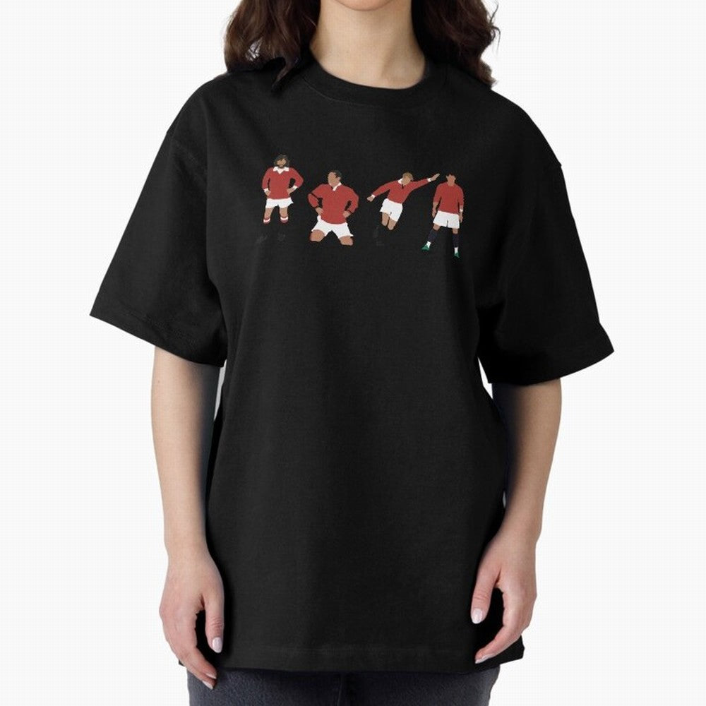 Manchester United Number 7 Design! Oversized T-Shirt Celebrate Soccer Greatness during FIFA World Cup 2026 Spirit, Connected to Portugal, Mbappe, Stadium Chants, National Pride, Trophy Dreams and Unforgettable Football Memories; Ideal for Football