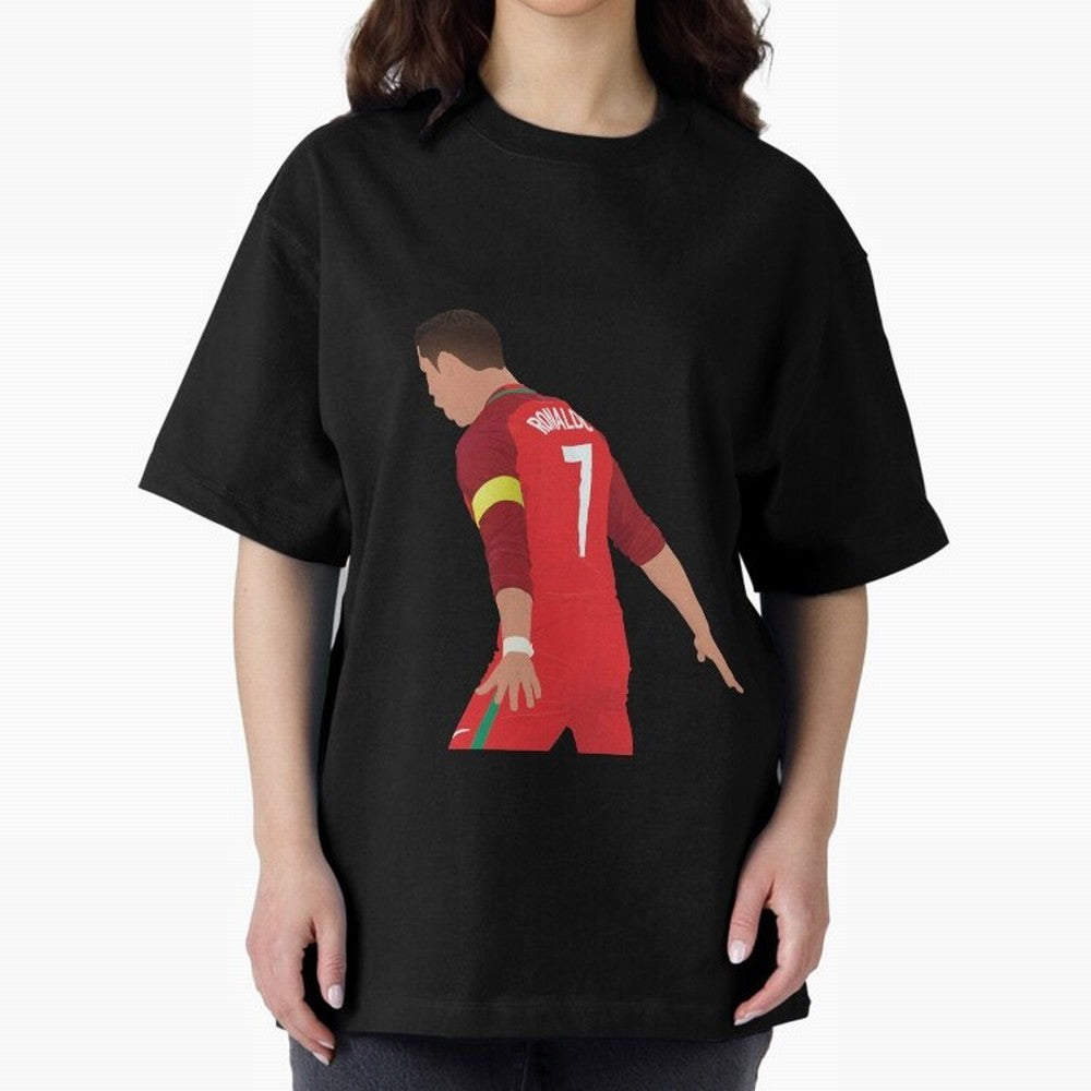 Cristiano Ronaldo - Portugal Oversized T-Shirt Make Memories around the FIFA World Cup 2026 USA Canada Mexico Journey through Neymar, Haaland and Cristiano Ronaldo Highlights, England, France and Netherlands Pride, Sports Nostalgia, International
