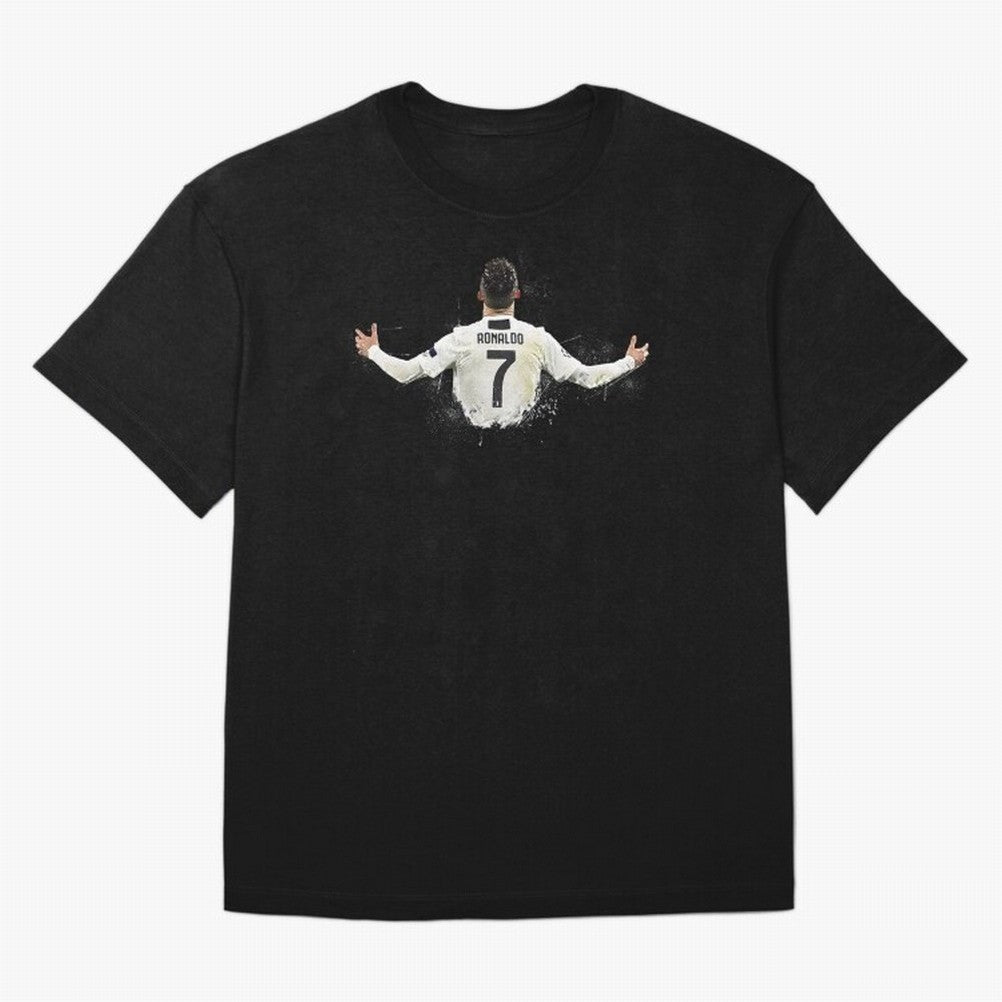 Cristiano Ronaldo Juventus Abstract Paintings Oversized T-Shirt Make Every Match About FIFA World Cup 2026 Group Stage Spirit, Inspired by Argentina, France and Brazil, Haaland and Mbappe, Supporter Pride, Iconic Celebrations, Legendary Names and
