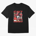 Retro Cristiano Ronaldo Manchester United Oversized T-Shirt Celebrate Fan Favorites in Global Football Passion for FIFA World Cup 2026, Celebrating Mbappe, England, France and Netherlands, Goal Celebration Energy, Supporter Heritage, Football Icons