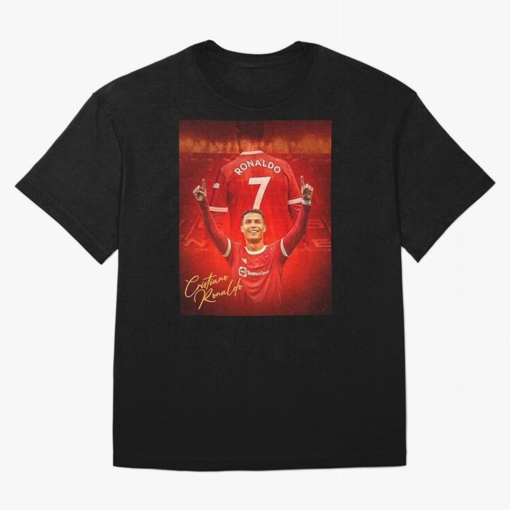 Cristiano Ronaldo Poster Oversized T-Shirt Celebrate Unforgettable Nights in FIFA World Cup 2026 Spirit, Inspired by Argentina, France and Brazil, Cristiano Ronaldo, Stadium Memories, Football Loyalty, International Chants and Championship