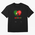 Love Cristiano Ronaldo Oversized T-Shirt Step into Global Football Passion for FIFA World Cup 2026 USA Canada Mexico, Inspired by Messi and Cristiano Ronaldo, Germany, Football Festival Excitement, Trophy Ambitions, Country Rivalries and Star