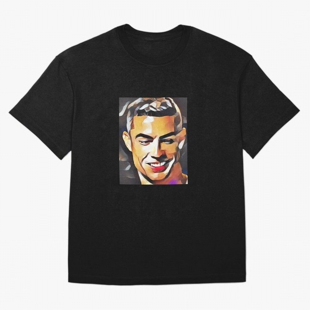 Cristiano Ronaldo Oversized T-Shirt Join the Countdown to the FIFA World Cup 2026 Journey through Mbappe and Neymar Highlights, France and Portugal Pride, Sports Nostalgia, International Competition, Famous Players and Unforgettable Victories;