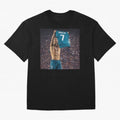 Ronaldo Holding Number Seven Shirt Oversized T-Shirt Treasure the FIFA World Cup 2026 USA Canada Mexico Journey through CR7 Highlights, Brazil Pride, Champion Mindset, Group Stage Buzz, Knockout Tension and Passionate Fan Culture; Ideal for Fans