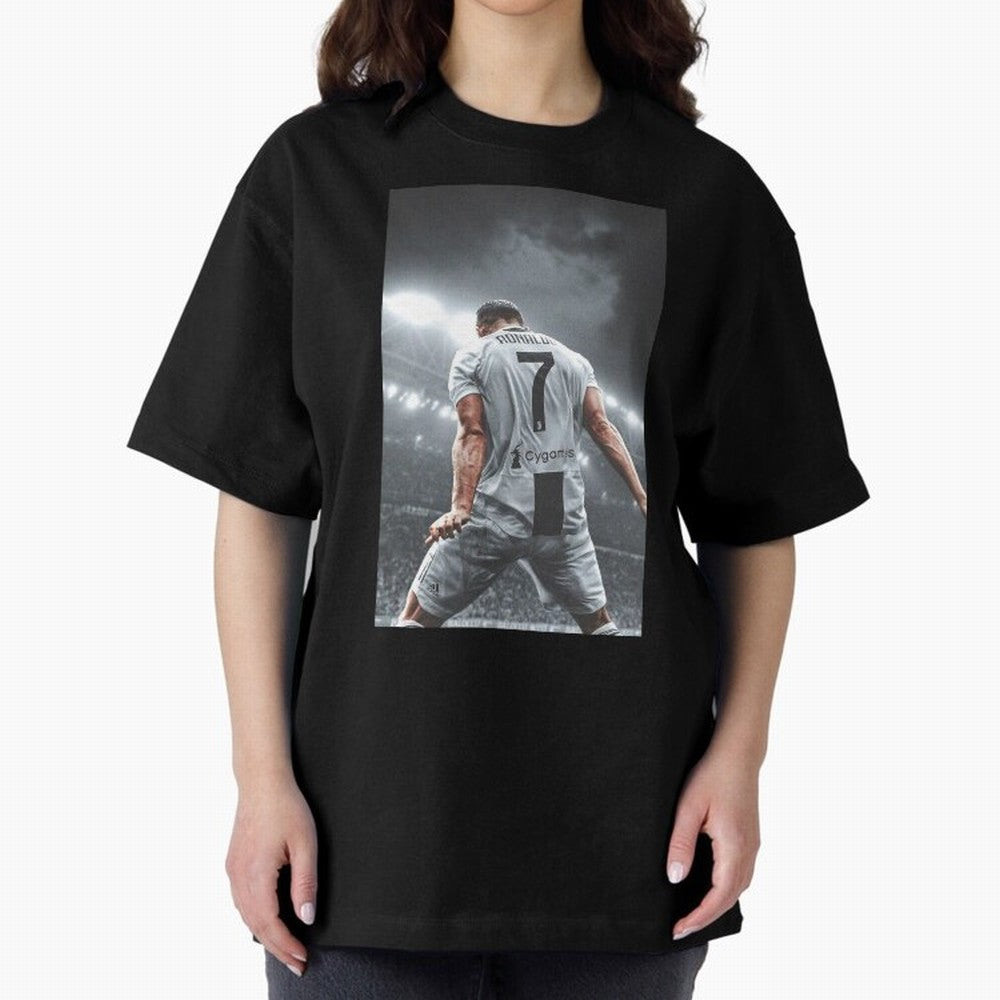 Cristiano Ronaldo Fantastic Player iPhone Case Oversized T-Shirt Show Up for the Glory of FIFA World Cup 2026 USA Canada Mexico for Fans of Cristiano Ronaldo and Spain, Bringing Championship Spirit, Famous Goals, Roaring Crowds and International