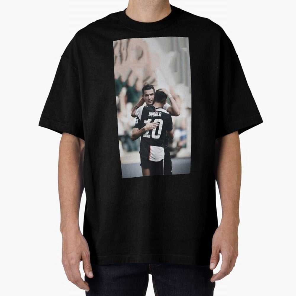 ronaldo with dybala Oversized T-Shirt Represent Fans Who Live for Match Day Hype around FIFA World Cup 2026 USA Canada Mexico, Neymar, Haaland and Cristiano Ronaldo, Netherlands, Classic Soccer Heritage, Championship Pressure, Fan Loyalty and
