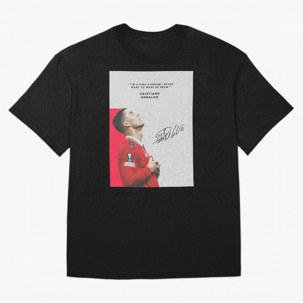 PEACE OF MIND Oversized T-Shirt Support Your Favorite Stars during FIFA World Cup 2026 for Fans of Neymar, Haaland and Cristiano Ronaldo and Spain and Netherlands, Bringing Classic Soccer Heritage, Championship Pressure, Fan Loyalty and