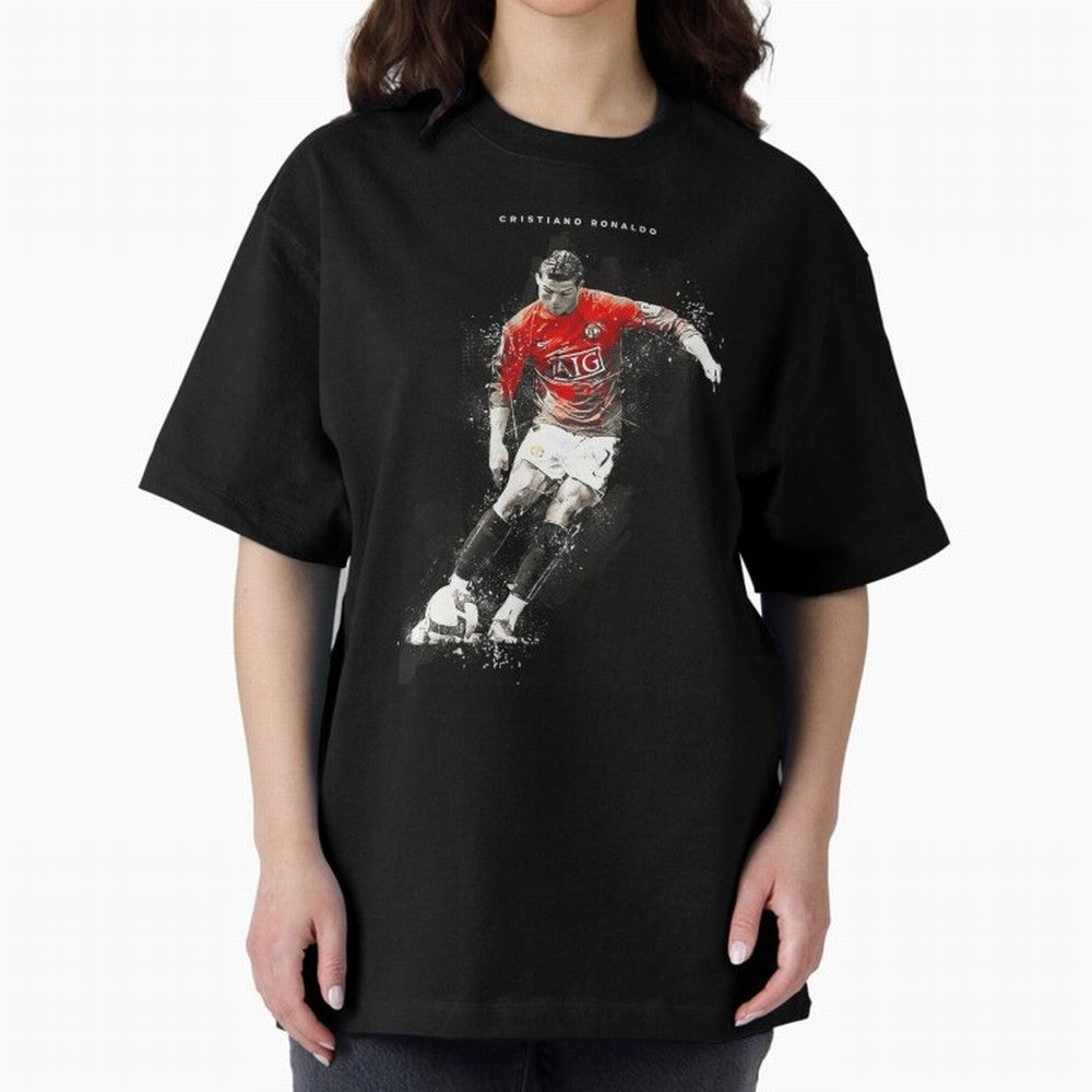 Cristiano Ronaldo CR7 Skills Manchester 202122,Ronaldo Gifts, Ronaldo Best Selling , Ronaldo Top It Oversized T-Shirt Follow FIFA World Cup 2026 Group Stage for Fans of Cristiano Ronaldo, Haaland and CR7 and Portugal, Spain and Germany, Bringing