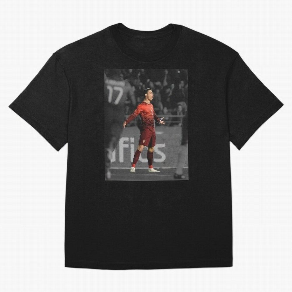 Cristiano Ronaldo Siuuuuuu,Ronaldo Gifts, Ronaldo Best Selling , Ronaldo Top Items Oversized T-Shirt Represent Fans Who Live for FIFA World Cup 2026 Spirit, Highlighting England, France and Netherlands, Messi, Neymar and Mbappe, Goal Celebration