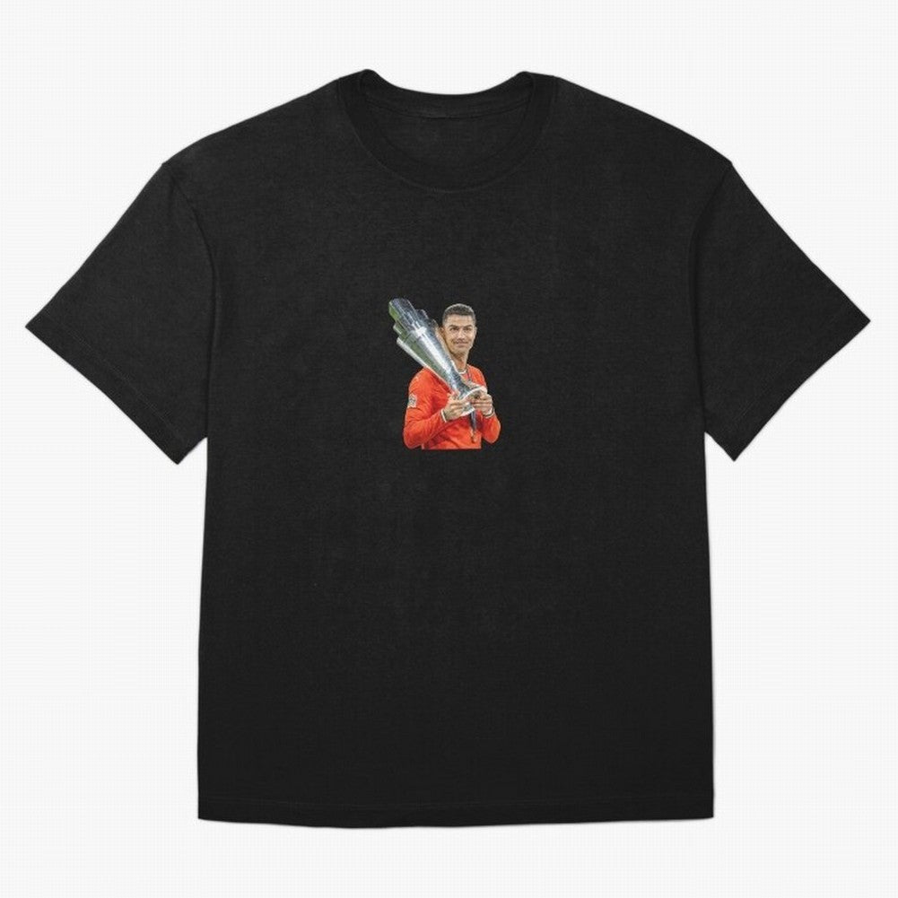 CR7 - Portugal Oversized T-Shirt Celebrate Fan Culture around FIFA World Cup 2026 USA Canada Mexico Spirit, Centered on Argentina and Brazil, Cristiano Ronaldo, Championship Spirit, Famous Goals, Roaring Crowds and International Football Unity;