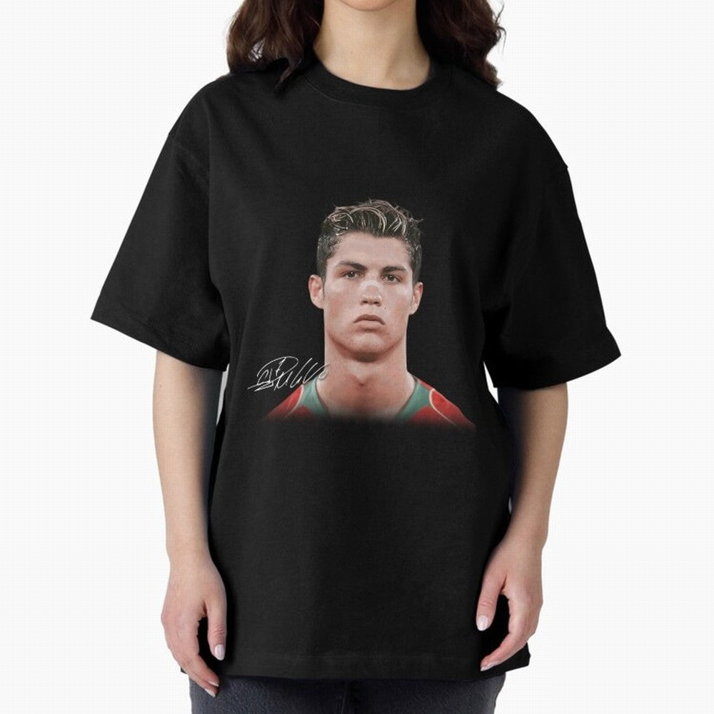 Cristiano Ronaldo Oversized T-Shirt Celebrate Global Passion for FIFA World Cup 2026 Group Stage Made for Mbappe and Neymar, Argentina and Brazil Energy, Game Day Rituals, Football Legends, Country Pride and the Road to the Final; Created for Match
