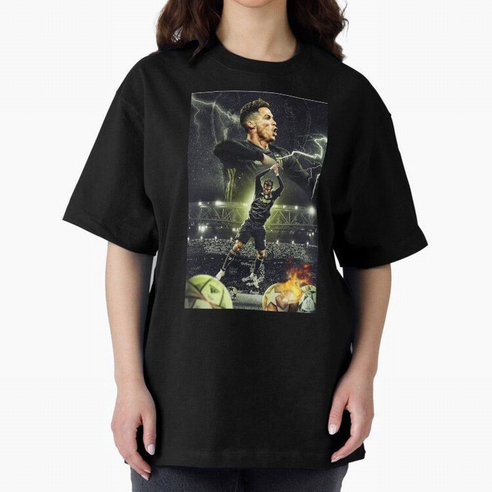 Ronaldo Illustration iPhone Case Oversized T-Shirt Bring Match Day Fire to the FIFA World Cup 2026 USA Canada Mexico Journey through Cristiano Ronaldo, Haaland and CR7 Highlights, Netherlands Pride, Soccer Culture, Superstar Moments, National Team