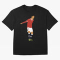 Cristiano Ronaldo Manchester United Oversized T-Shirt Support FIFA World Cup 2026 USA Canada Mexico Capturing Mbappe, Brazil Energy, Football Festival Excitement, Trophy Ambitions, Country Rivalries and Star Player Buzz; Created for Match Day