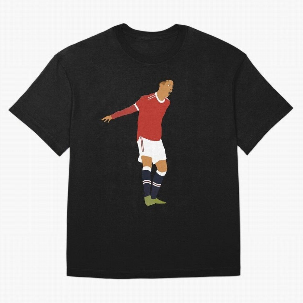 Cristiano Ronaldo Manchester United Oversized T-Shirt Support FIFA World Cup 2026 USA Canada Mexico Capturing Mbappe, Brazil Energy, Football Festival Excitement, Trophy Ambitions, Country Rivalries and Star Player Buzz; Created for Match Day