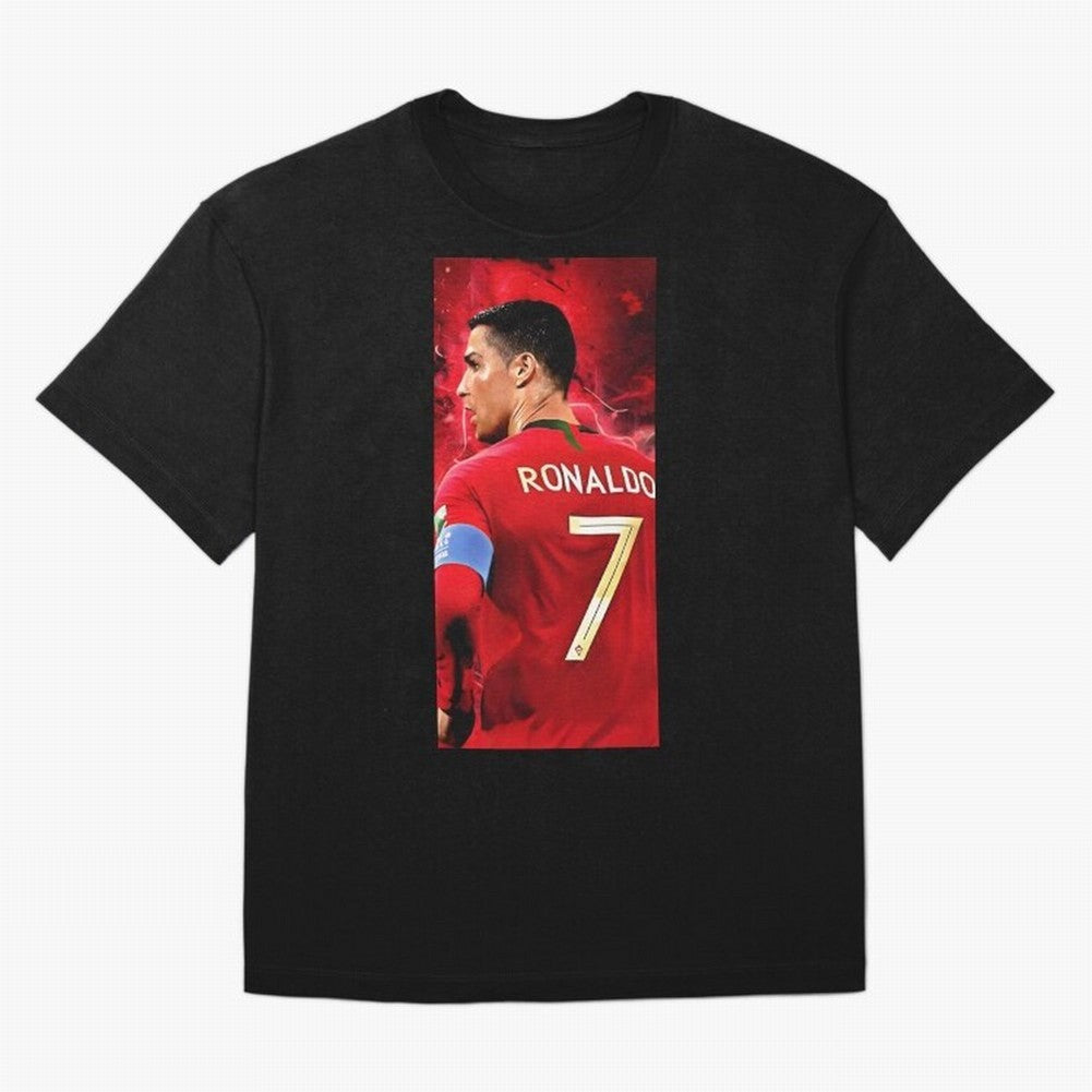 Cristiano Ronaldo Oversized T-Shirt Celebrate the Road through Global Football Passion for FIFA World Cup 2026 USA Canada Mexico, Filled with Mbappe and Neymar, Brazil, Champion Mindset, Group Stage Buzz, Knockout Tension and Passionate Fan