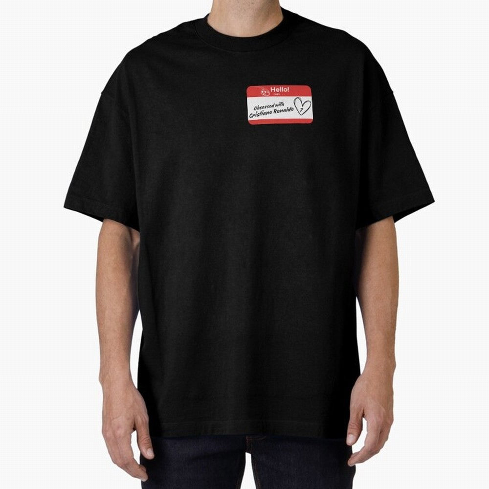 Cristiano Ronaldo Obsessed Oversized T-Shirt Follow Every Goal of FIFA World Cup 2026 for Fans of Haaland and Portugal, Bringing Goal Celebration Energy, Supporter Heritage, Football Icons and Worldwide Tournament Joy; Great for Watch Parties,