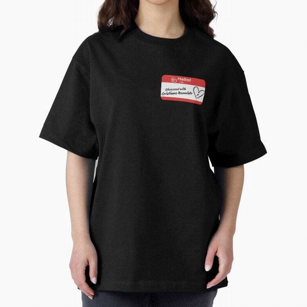 Cristiano Ronaldo Obsessed Oversized T-Shirt Follow Every Goal of FIFA World Cup 2026 for Fans of Haaland and Portugal, Bringing Goal Celebration Energy, Supporter Heritage, Football Icons and Worldwide Tournament Joy; Great for Watch Parties,