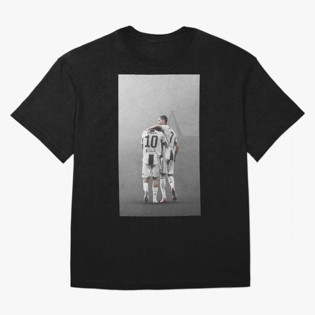 ronaldo with paulo dybala Oversized T-Shirt Represent FIFA World Cup 2026 Group Stage Filled with Mbappe, Germany Energy, Match Day Excitement, Supporter Culture, Golden Goals and Global Football Passion; Built for Supporters Chasing Trophy Dreams,