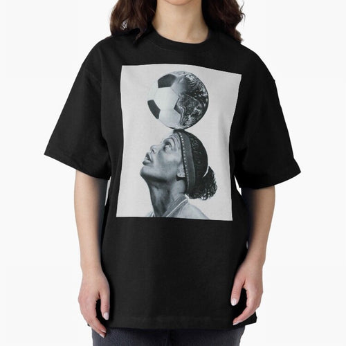 Art Ronaldinho Illustration Oversized T-Shirt Bring Match Day Fire to FIFA World Cup 2026 USA Canada Mexico Spirit, Built around Argentina, France and Brazil, Neymar, Champion Mindset, Group Stage Buzz, Knockout Tension and Passionate Fan Culture;