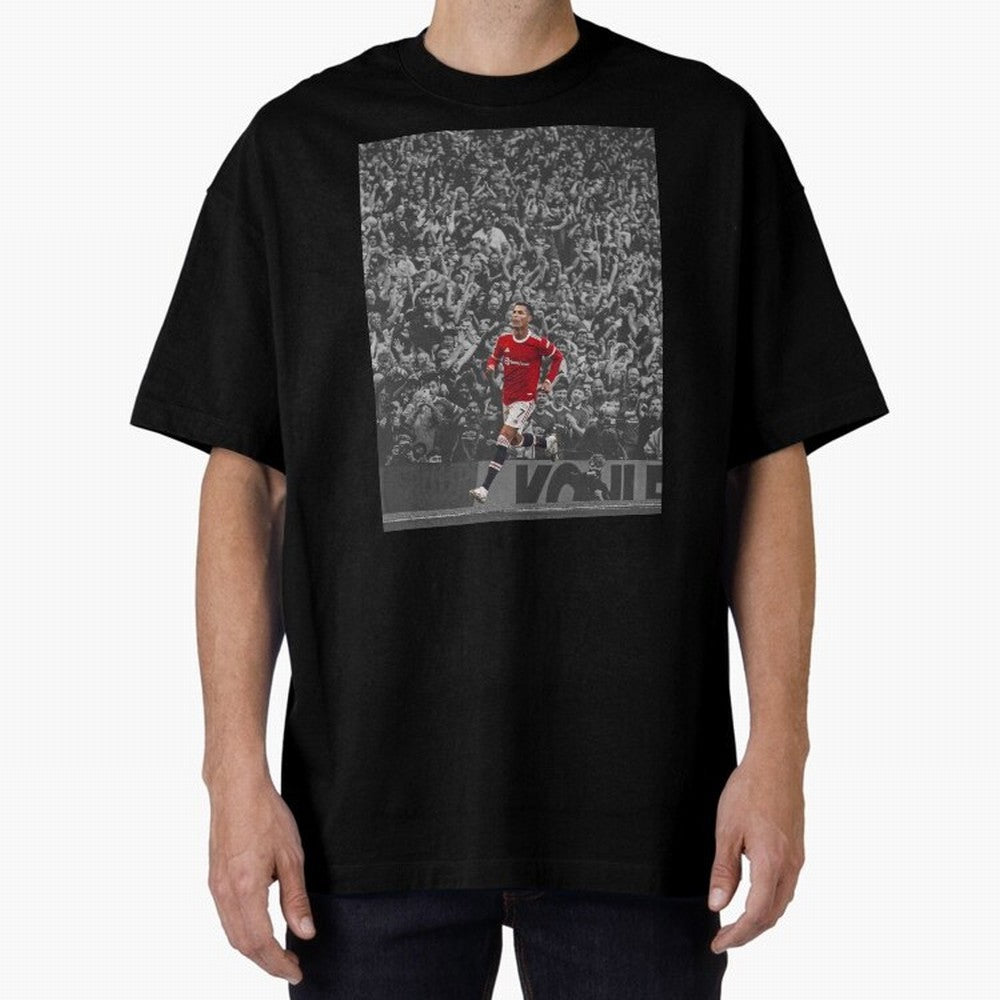Ronaldo Cr7 Highlights Moment Manchester,Ronaldo Gifts,Ronaldo Cover,Ronaldo Prints Oversized T-Shirt Show Your Stadium Side during the FIFA World Cup 2026 USA Canada Mexico Journey through Messi Highlights, Spain Pride, Championship Spirit, Famous