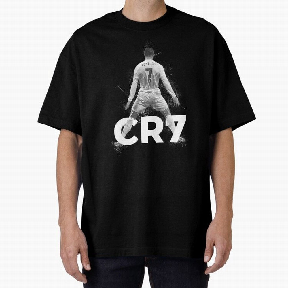 Cristiano Ronaldo CR7 Oversized T-Shirt Support Iconic Players in FIFA World Cup 2026 Group Stage Made for Cristiano Ronaldo, Haaland and CR7, Germany Energy, Match Day Excitement, Supporter Culture, Golden Goals and Global Football Passion; Ideal