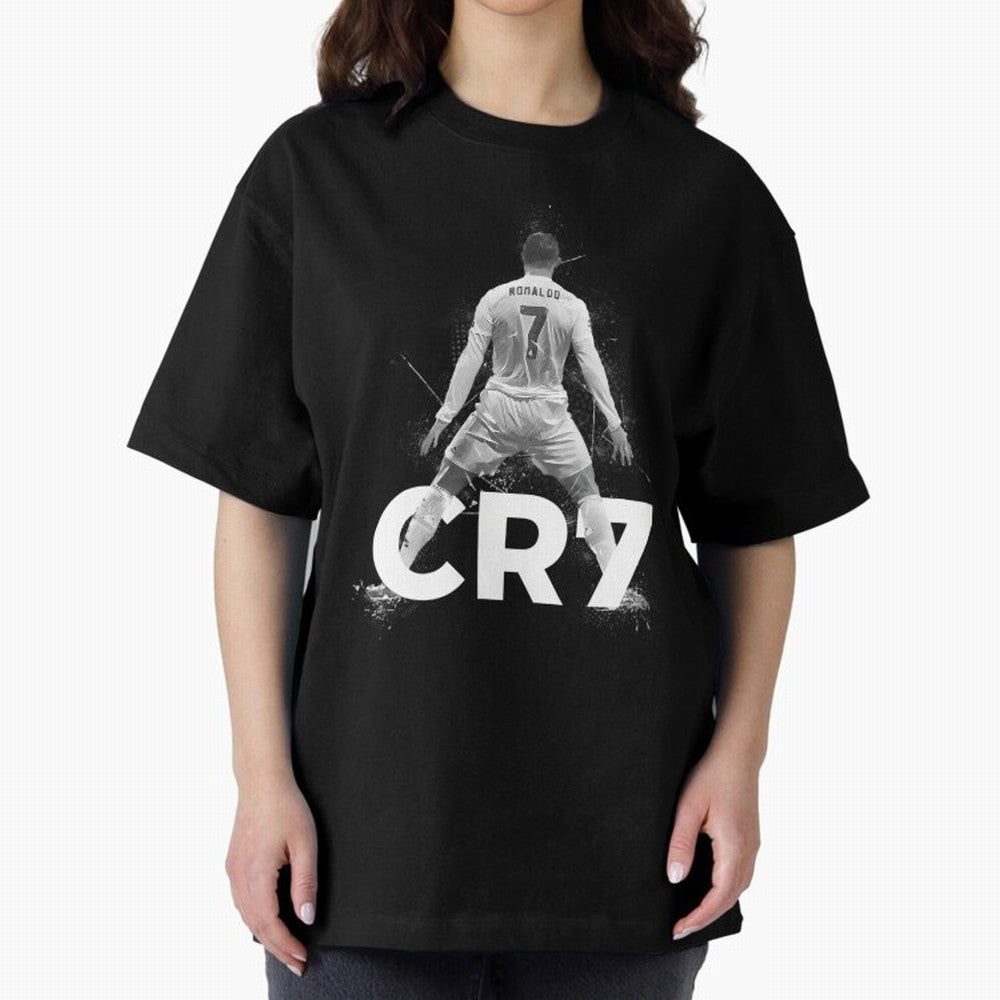 Cristiano Ronaldo CR7 Oversized T-Shirt Support Iconic Players in FIFA World Cup 2026 Group Stage Made for Cristiano Ronaldo, Haaland and CR7, Germany Energy, Match Day Excitement, Supporter Culture, Golden Goals and Global Football Passion; Ideal