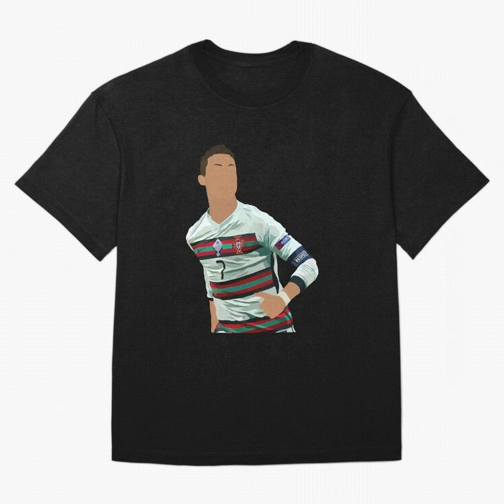 Cristiano Ronaldo Portugal Oversized T-Shirt Treasure FIFA World Cup 2026 USA Canada Mexico Spirit, Made for Spain, Haaland, Classic Soccer Heritage, Championship Pressure, Fan Loyalty and International Pride; Made for Die Hard Supporters, Soccer