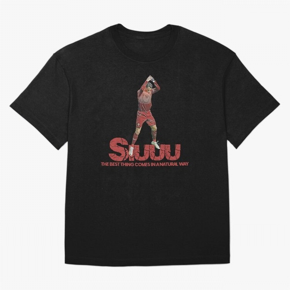 Cr7 Ronaldo Siuuu Oversized T-Shirt Feel the Trophy Chase of Global Football Passion for FIFA World Cup 2026 USA Canada Mexico, Capturing CR7 and Messi, Argentina, Game Day Rituals, Football Legends, Country Pride and the Road to the Final; Great