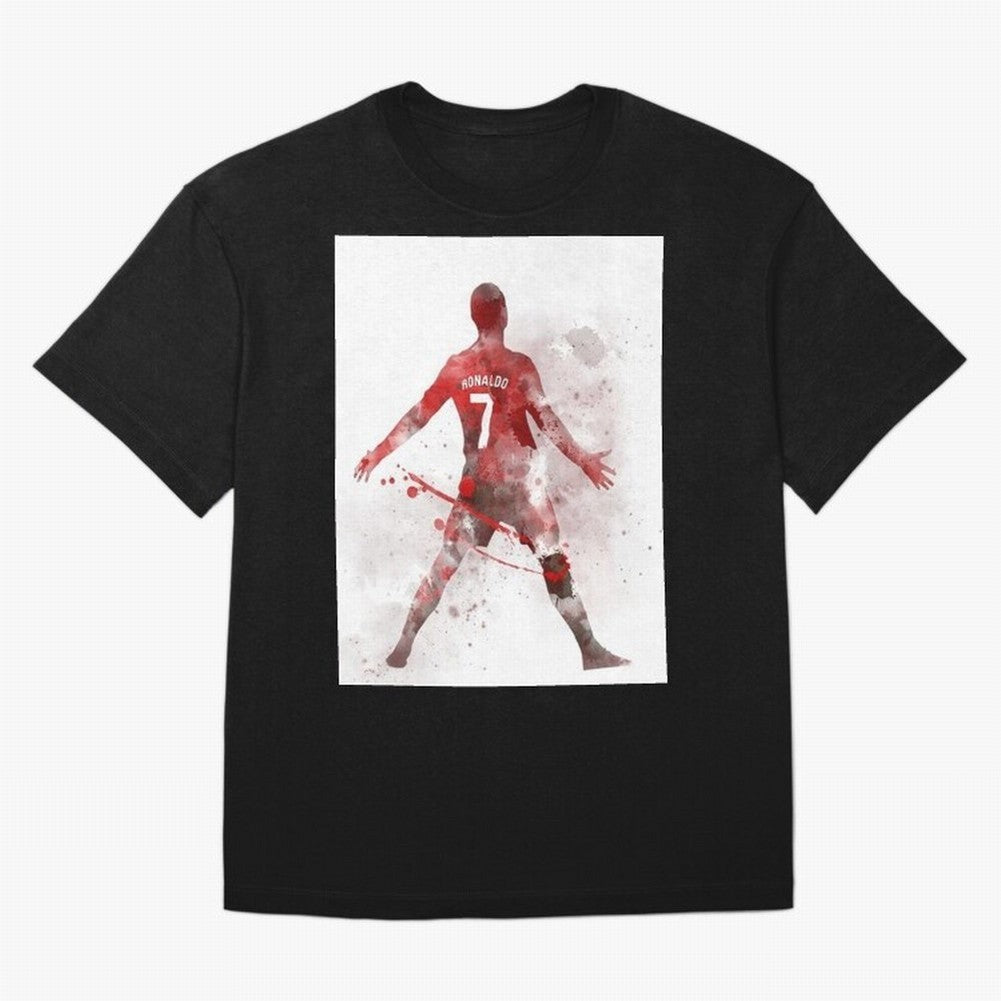 Cristiano Ronaldo Oversized T-Shirt Discover Match Day Hype around FIFA World Cup 2026 USA Canada Mexico, CR7, England, Stadium Chants, National Pride, Trophy Dreams and Unforgettable Football Memories; Ideal for Football Dads, Football Moms,
