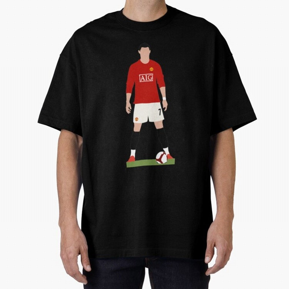Cristiano Ronaldo Oversized T-Shirt Bring a Vintage Feel to Global Football Passion for FIFA World Cup 2026, Filled with Messi, Argentina and Brazil, Football Passion, Legendary Performances, Festival Vibes and Supporter Community; Built for