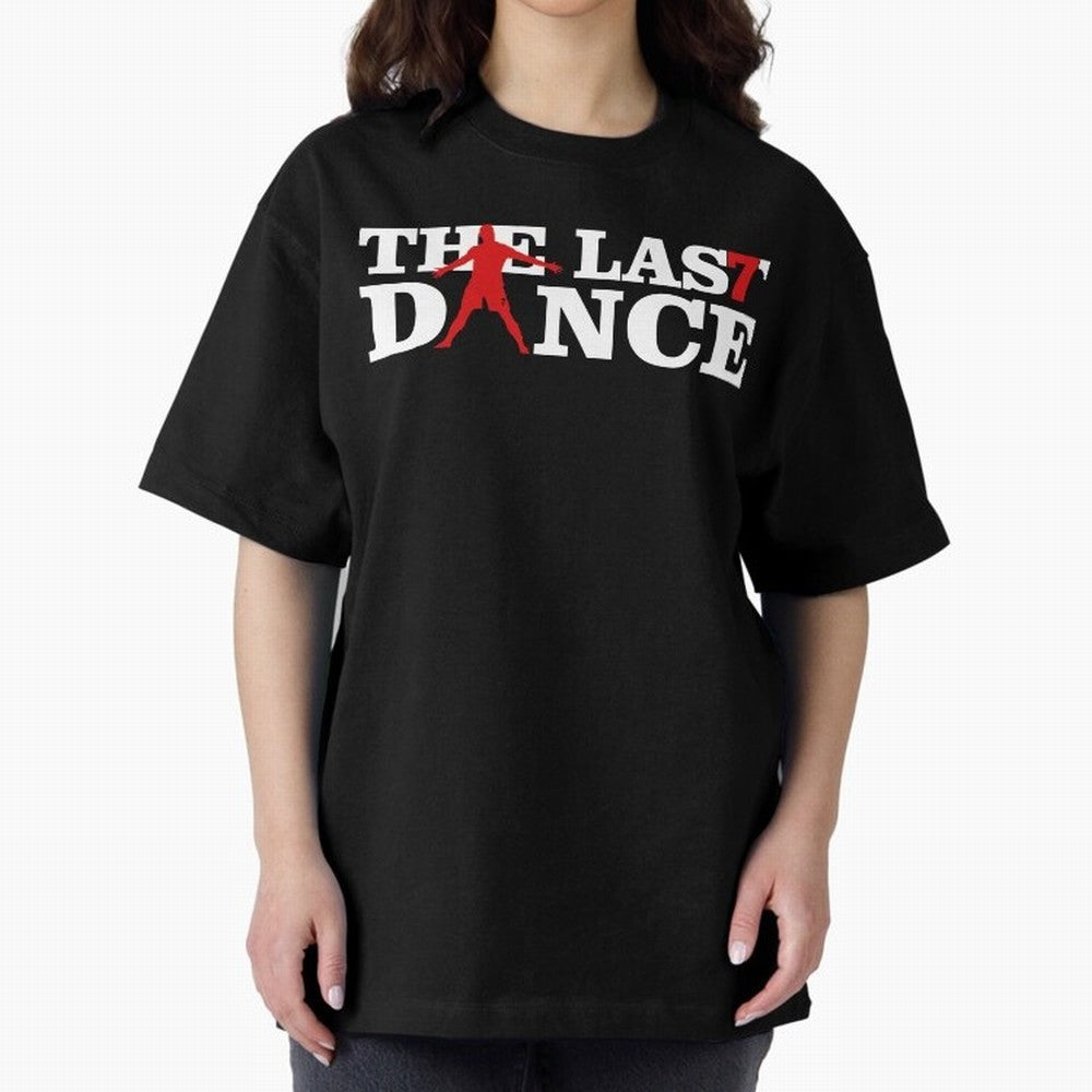 Cr7 The Last Dance Oversized T-Shirt Embrace Match Day Hype around FIFA World Cup 2026 USA Canada Mexico, Messi, Neymar and Mbappe, Portugal, Sports Nostalgia, International Competition, Famous Players and Unforgettable Victories; Made for