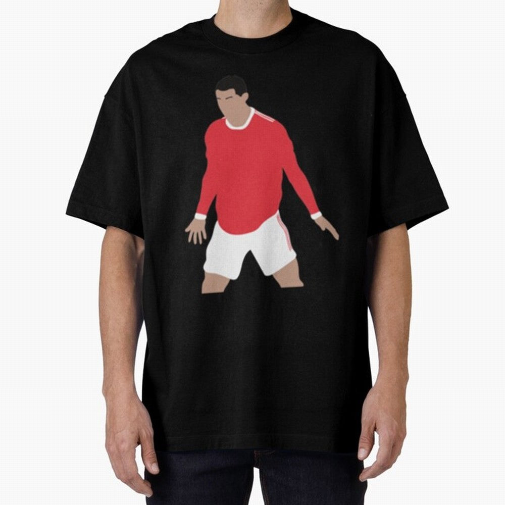 Cristiano Ronaldo Oversized T-Shirt Embrace FIFA World Cup 2026 USA Canada Mexico for Fans of Messi, CR7 and Mbappe and Brazil, Bringing Stadium Chants, National Pride, Trophy Dreams and Unforgettable Football Memories; Created for Match Day