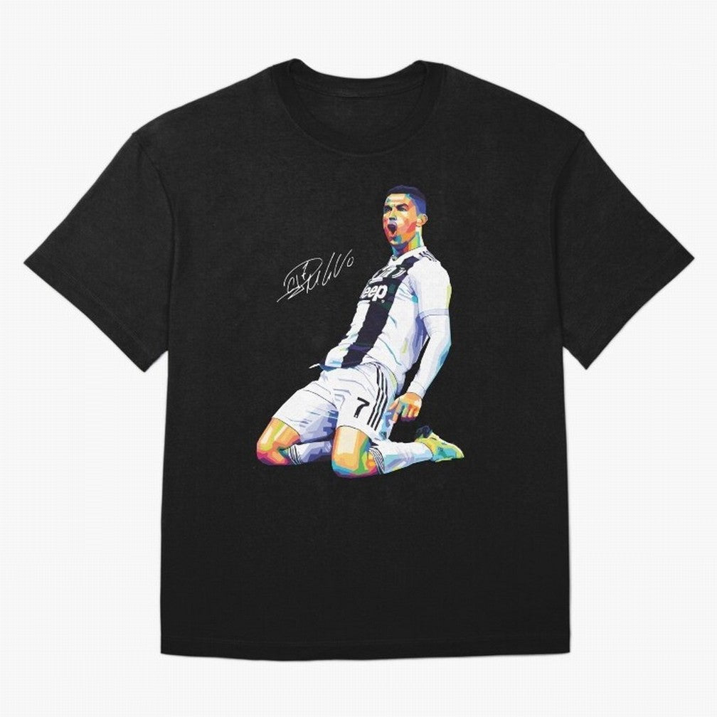 C Ronaldo Wpap Pop Art Oversized T-Shirt Follow Every Goal of Match Day Hype around FIFA World Cup 2026 Group Stage, Mbappe and Neymar, Portugal, Football History, Final Match Energy, Crowd Noise and Once in a Lifetime Moments; Ideal for Passionate