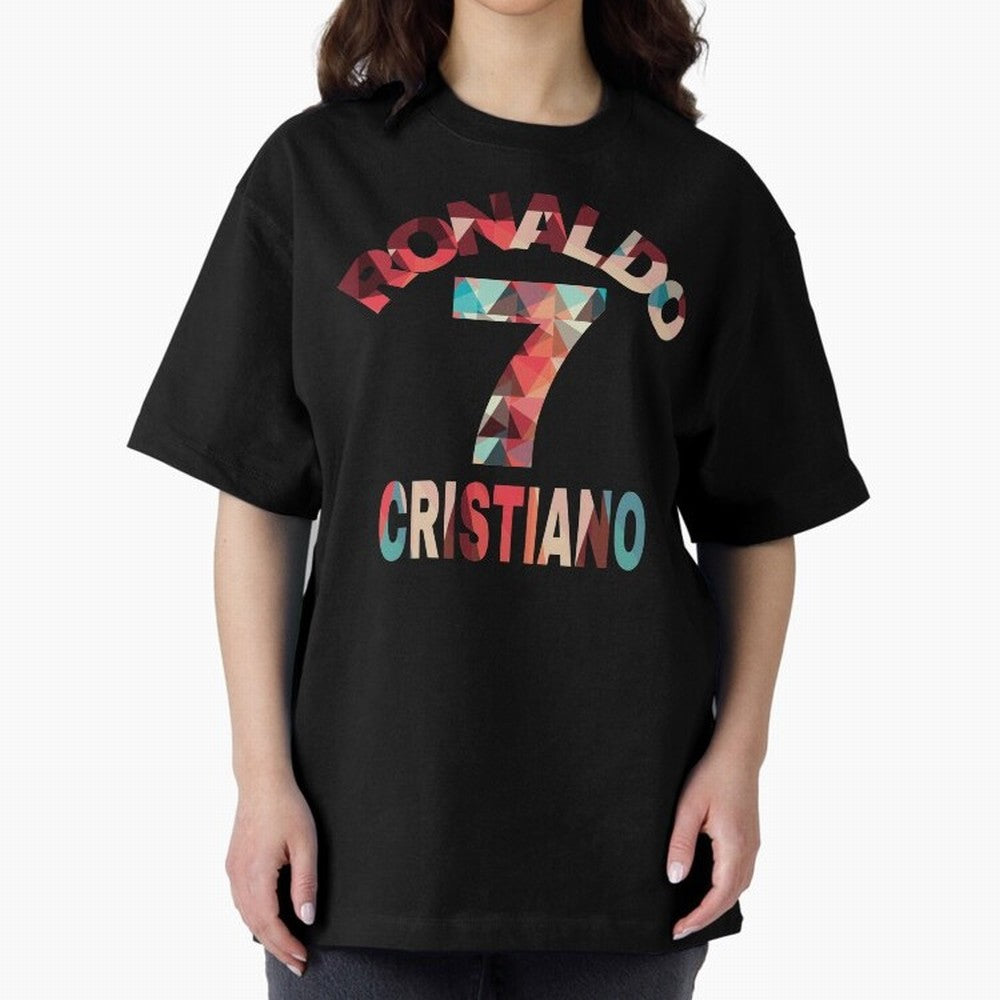 Cristiano Ronaldo Manchester United Oversized T-Shirt Feel the Heartbeat of Global Football Passion for FIFA World Cup 2026 USA Canada Mexico, Inspired by Haaland and Mbappe, Portugal, Tournament Hype, Historic Matchups, Family Viewing Parties and