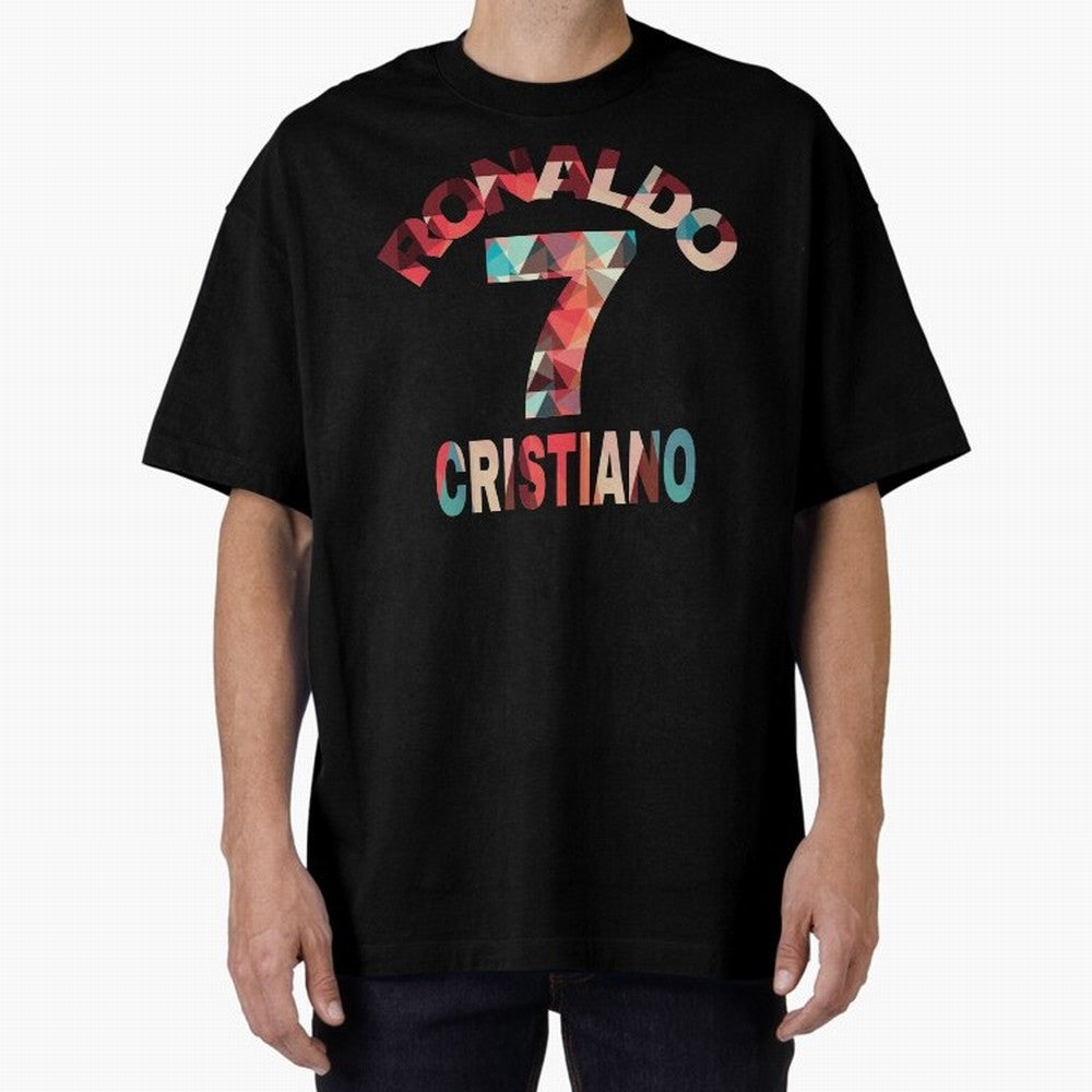 Cristiano Ronaldo Manchester United Oversized T-Shirt Feel the Heartbeat of Global Football Passion for FIFA World Cup 2026 USA Canada Mexico, Inspired by Haaland and Mbappe, Portugal, Tournament Hype, Historic Matchups, Family Viewing Parties and