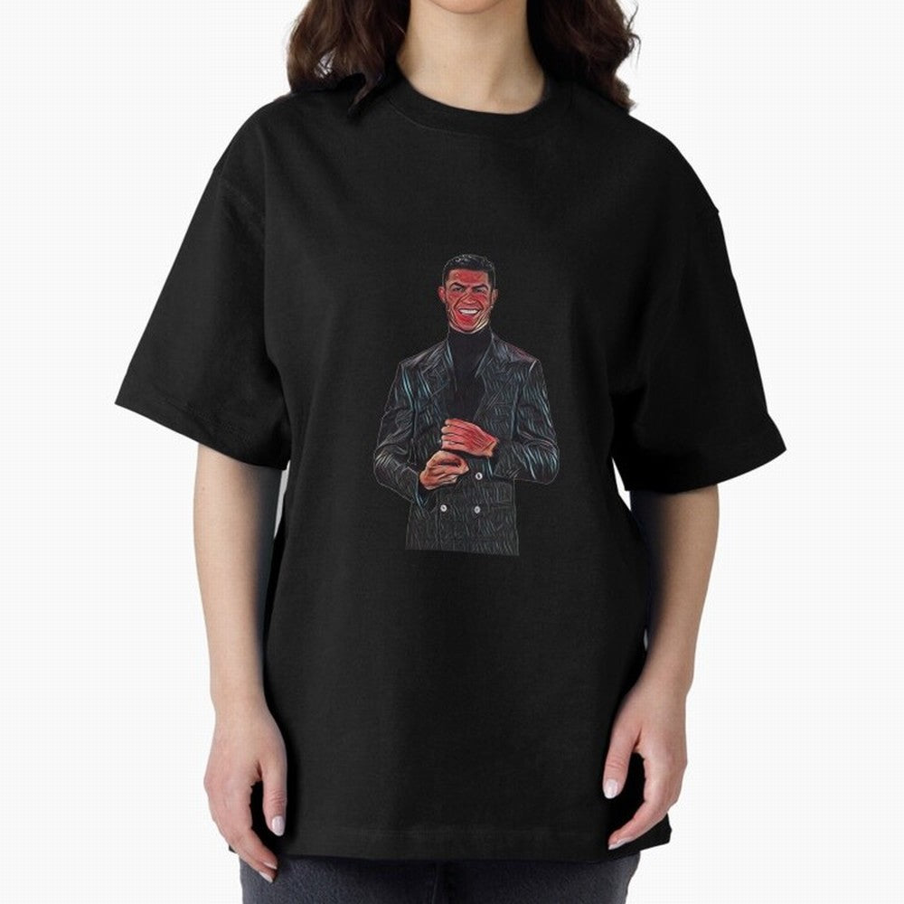a nice smile from the goat Oversized T-Shirt Bring Supporter Culture to the FIFA World Cup 2026 USA Canada Mexico Journey through Messi Highlights, Spain Pride, Football History, Final Match Energy, Crowd Noise and Once in a Lifetime Moments; Ideal