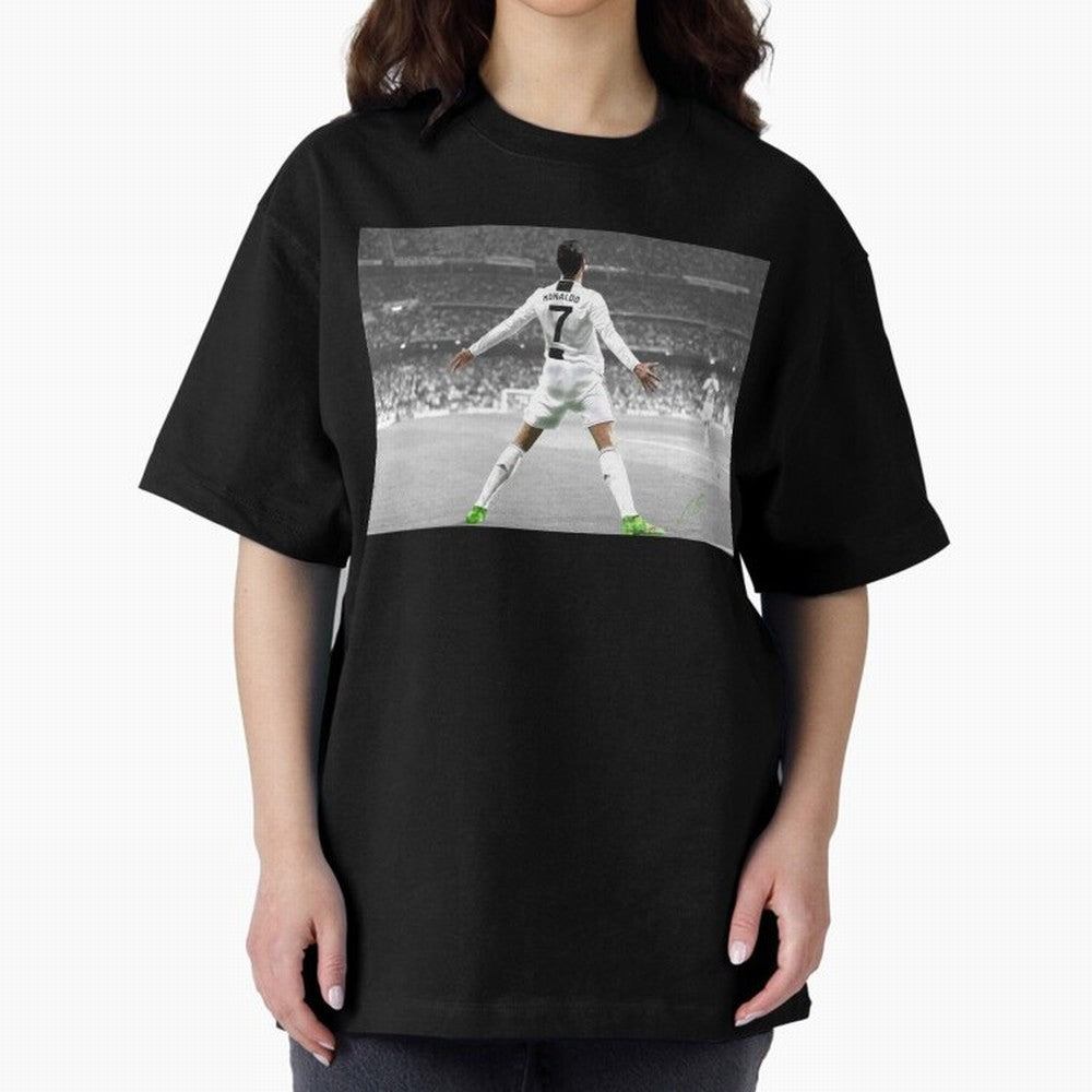 Cristiano Ronaldo Oversized T-Shirt Support the Legends of FIFA World Cup 2026 Group Stage Inspired by Neymar, Spain and Netherlands Energy, Match Day Excitement, Supporter Culture, Golden Goals and Global Football Passion; Perfect for Fans,