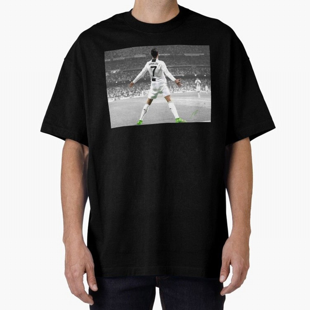 Cristiano Ronaldo Oversized T-Shirt Support the Legends of FIFA World Cup 2026 Group Stage Inspired by Neymar, Spain and Netherlands Energy, Match Day Excitement, Supporter Culture, Golden Goals and Global Football Passion; Perfect for Fans,