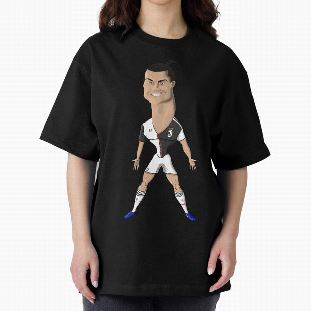 CR7 Oversized T-Shirt Bring a Vintage Feel to FIFA World Cup 2026 Group Stage Connected to Messi, Neymar and Mbappe, Brazil, Portugal and Argentina Energy, Champion Mindset, Group Stage Buzz, Knockout Tension and Passionate Fan Culture; Ideal for