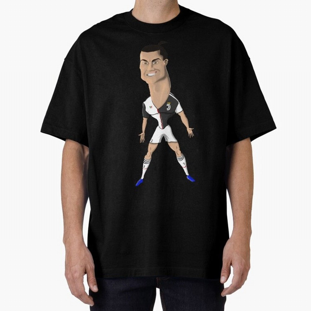 CR7 Oversized T-Shirt Bring a Vintage Feel to FIFA World Cup 2026 Group Stage Connected to Messi, Neymar and Mbappe, Brazil, Portugal and Argentina Energy, Champion Mindset, Group Stage Buzz, Knockout Tension and Passionate Fan Culture; Ideal for