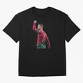 Cristiano Ronaldo Oversized T-Shirt Honor the Beautiful Game during FIFA World Cup 2026 Group Stage Spirit, Inspired by Netherlands, CR7 and Messi, Football Festival Excitement, Trophy Ambitions, Country Rivalries and Star Player Buzz; Made for Die