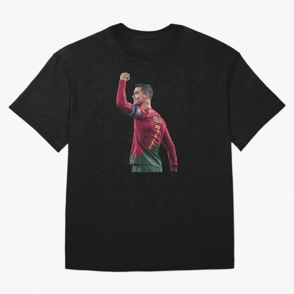 Cristiano Ronaldo Oversized T-Shirt Honor the Beautiful Game during FIFA World Cup 2026 Group Stage Spirit, Inspired by Netherlands, CR7 and Messi, Football Festival Excitement, Trophy Ambitions, Country Rivalries and Star Player Buzz; Made for Die
