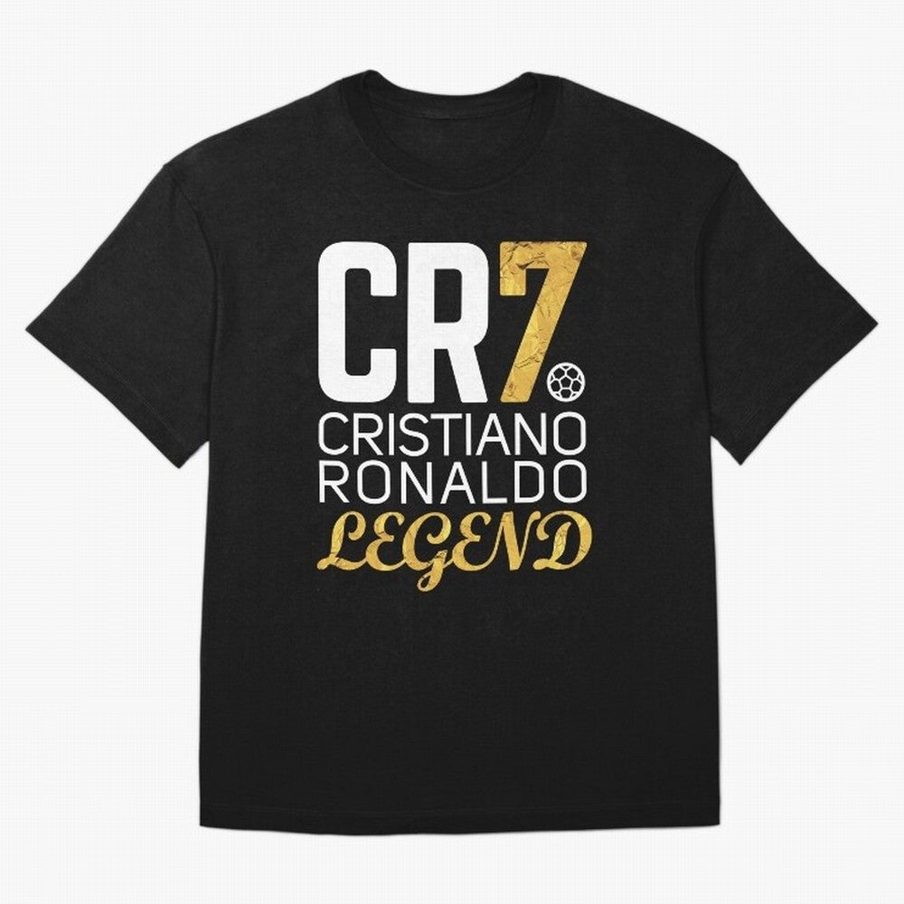 CR7 legend gold Oversized T-Shirt Keep the Legacy of FIFA World Cup 2026 USA Canada Mexico Spirit, Connected to France, Mbappe, Retro Football Energy, Iconic Rivalries, Trophy Chase Drama and Stadium Atmosphere; Great for Watch Parties, Sports