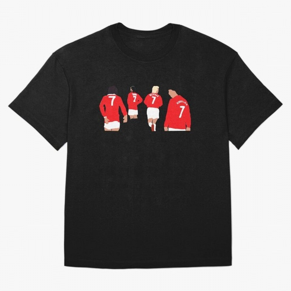 Manchester United Number 7 Legends Oversized T-Shirt Join Match Day Hype around FIFA World Cup 2026 USA Canada Mexico, Mbappe and Neymar, Portugal, Spain and Germany, Stadium Memories, Football Loyalty, International Chants and Championship